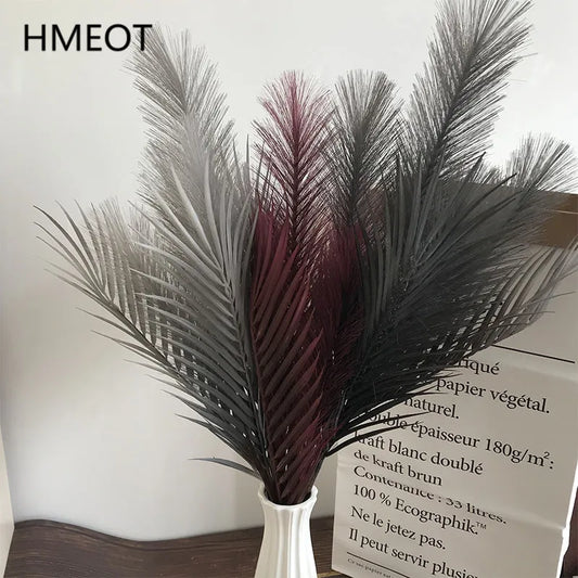 High Quality Pampas Grass Artificial Flower Fake Reed Grass Plants Wedding Floral Arrangement  Living Room Home Decor Photo Prop