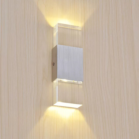 AC 110V 220V Aluminum Acrylic Modern Led Wall Light Indoor Wall Sconces Decorative Wall Lamps for Home Bed Room Living Room