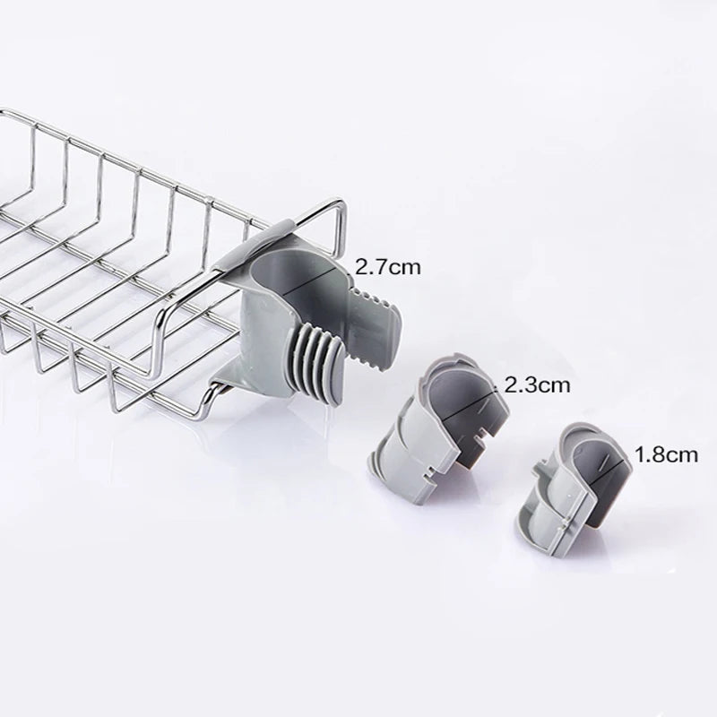 Faucet rack Kitchen Storage Stainless Steel Faucet Shelf Sponge Dish Cloth Finishing Rack Drain Rack Pool Rag Storage Rack