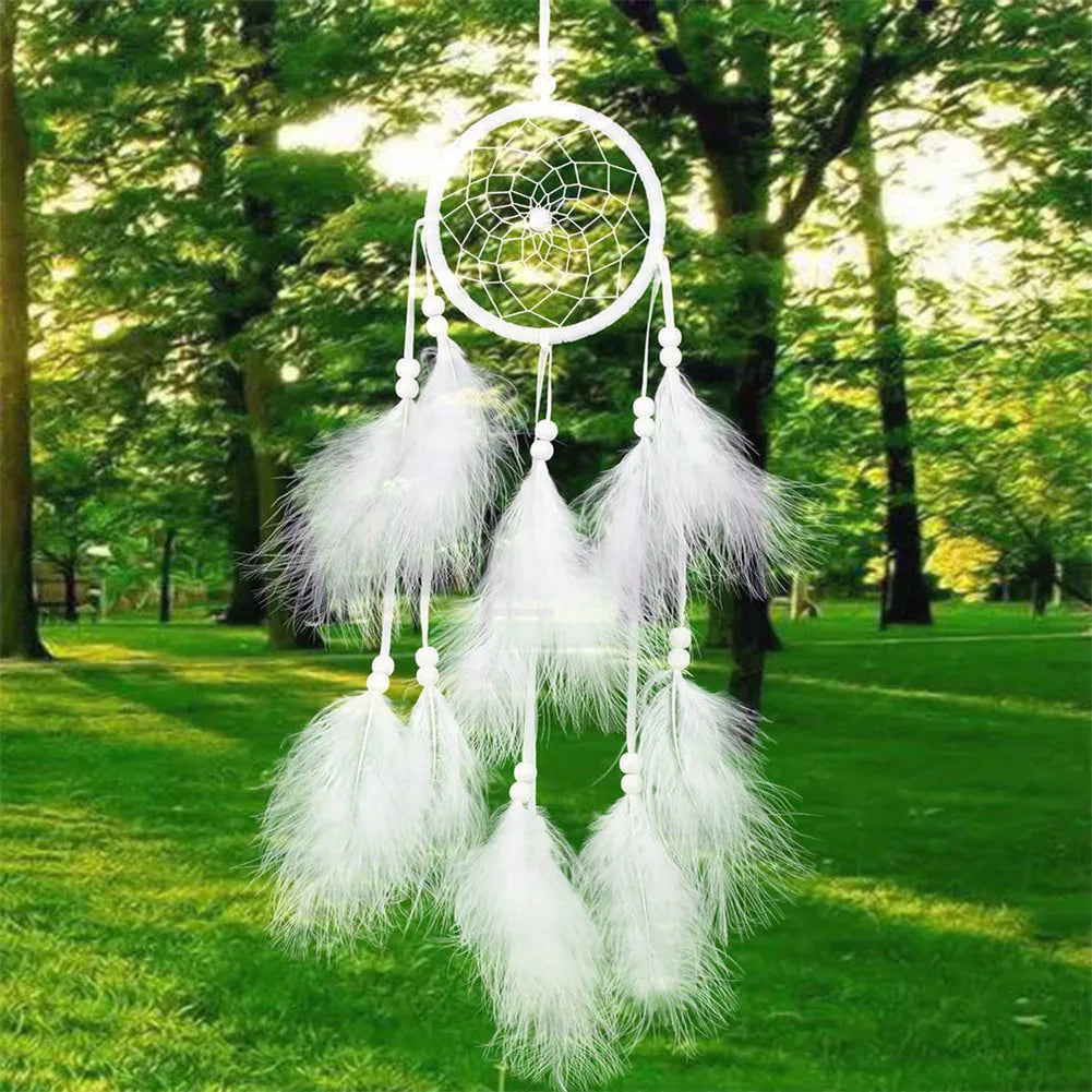 Indian Style Dreamcatcher Handmade Wind Chimes Hanging Pendant Dream Catcher Home Wall Art Hangings Decorations